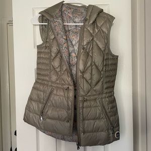 Reversible Down Puffer Vest NWOT
